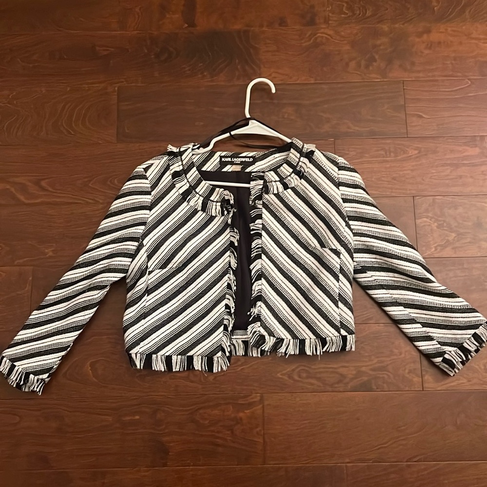 Karl Lagerfeld cropped jacket never worn